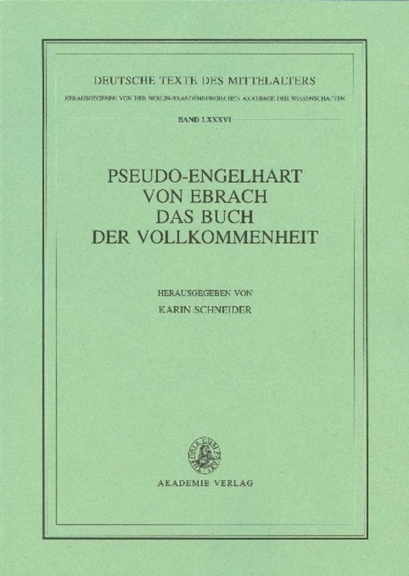 book: Pseudo-Engelhart von Ebrach
