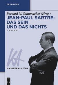 book: Jean-Paul Sartre: Das Sein und das Nichts