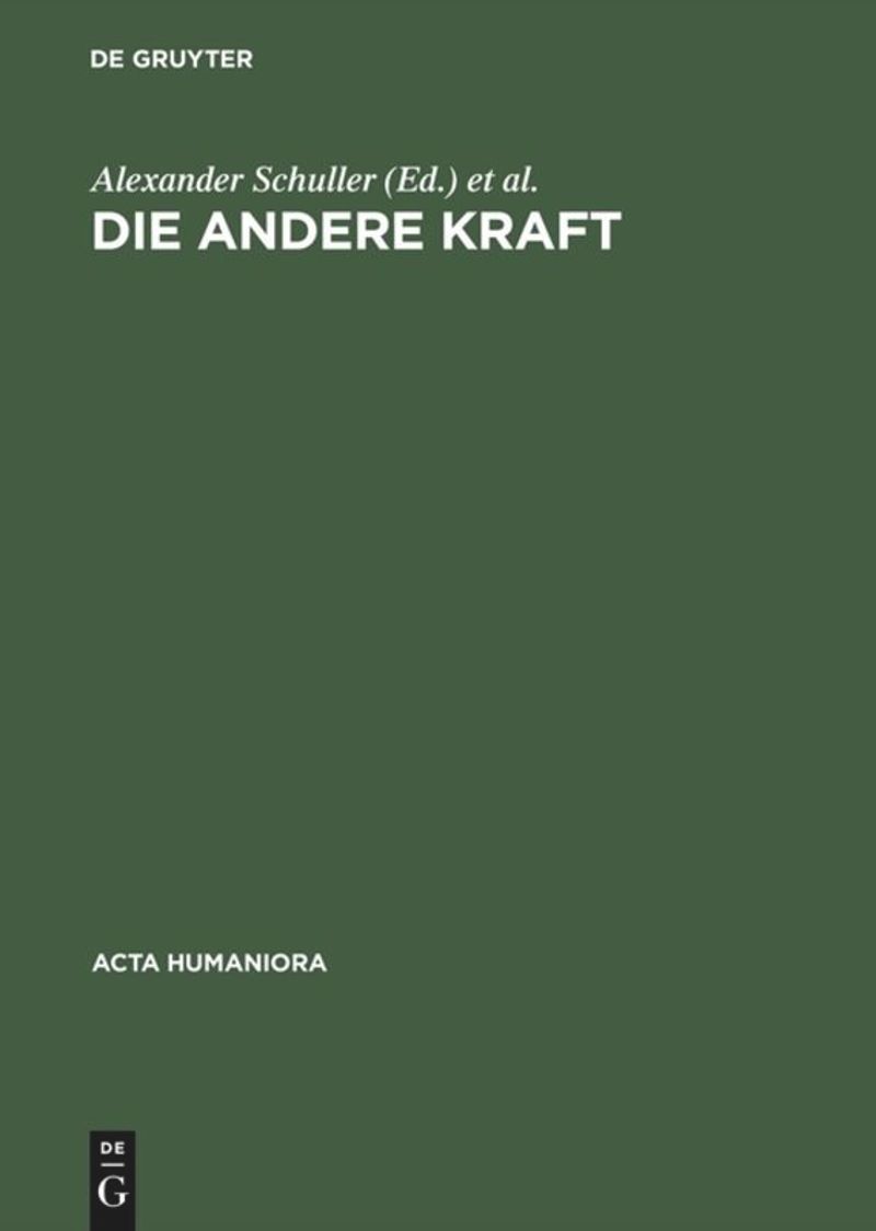 book: Die andere Kraft