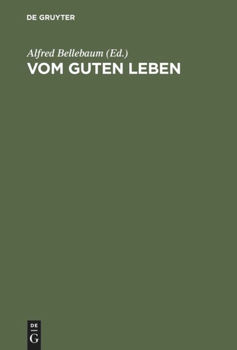 book: Vom guten Leben