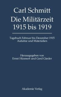 book: Die Militärzeit 1915 bis 1919