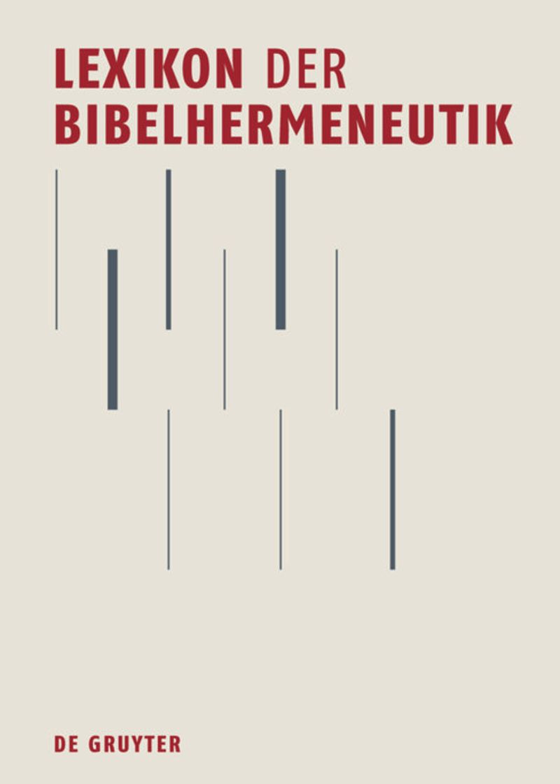 book: Lexikon der Bibelhermeneutik