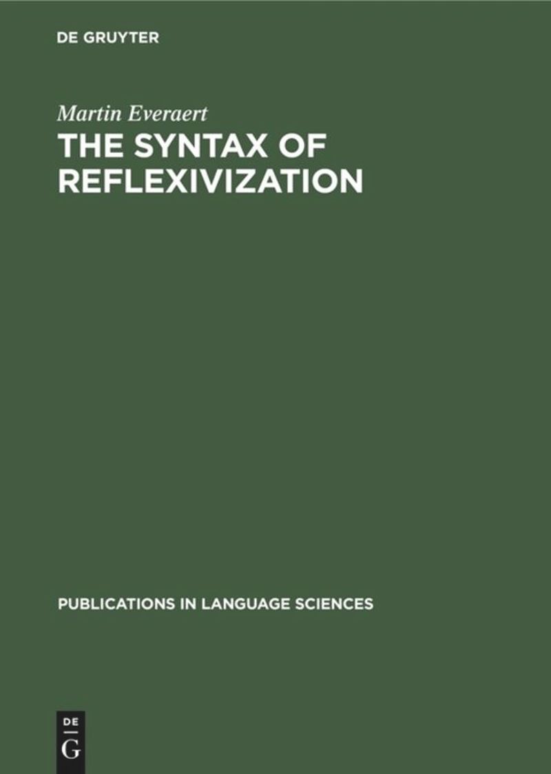 book: The Syntax of Reflexivization