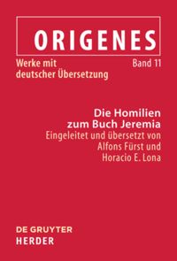 book: Band 11 Die Homilien zum Buch Jeremia