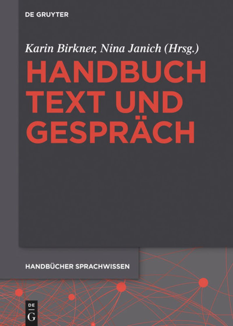 book: Handbuch Text und Gespräch