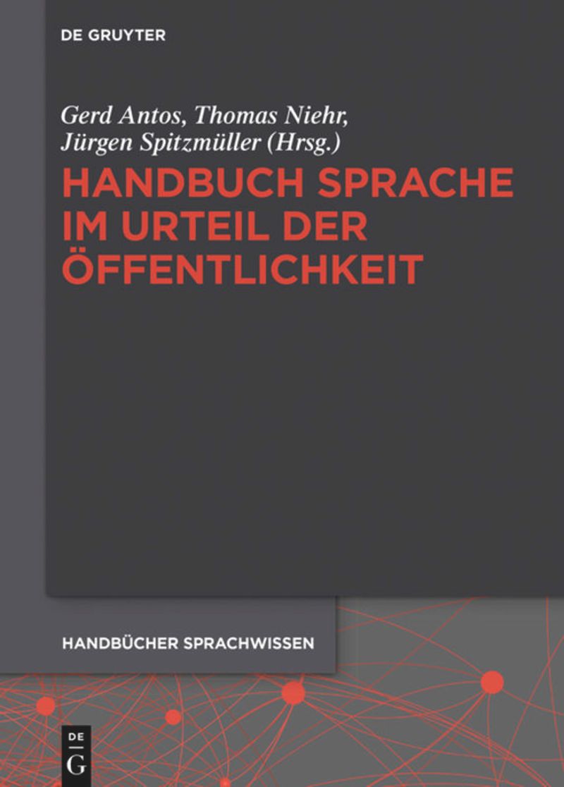 book: Handbuch Sprache im Urteil der Öffentlichkeit