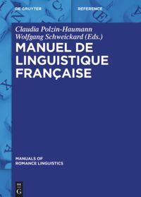 book: Manuel de linguistique française