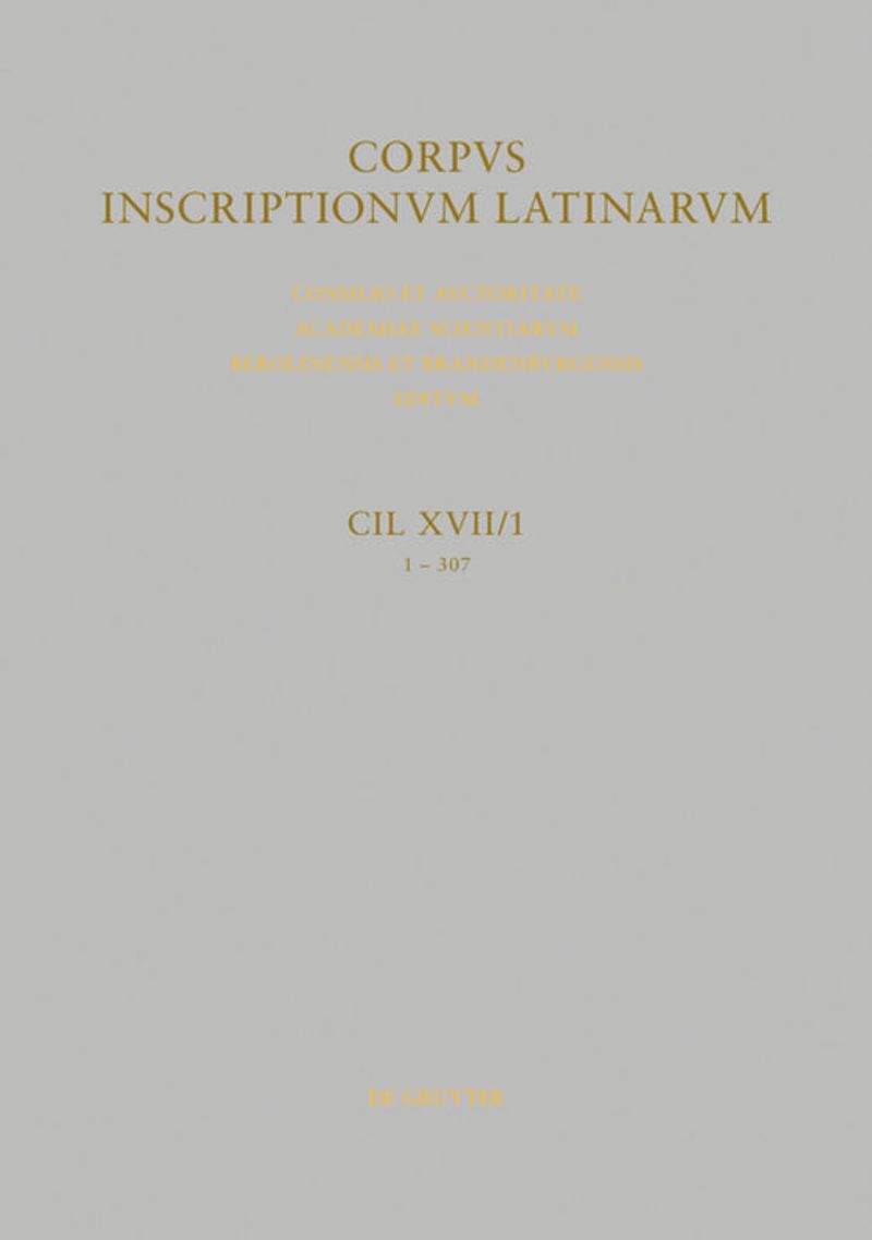 book: Fasc 1 Miliaria provinciae Hispaniae citerioris