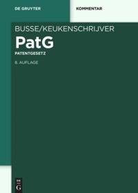 book: Patentgesetz