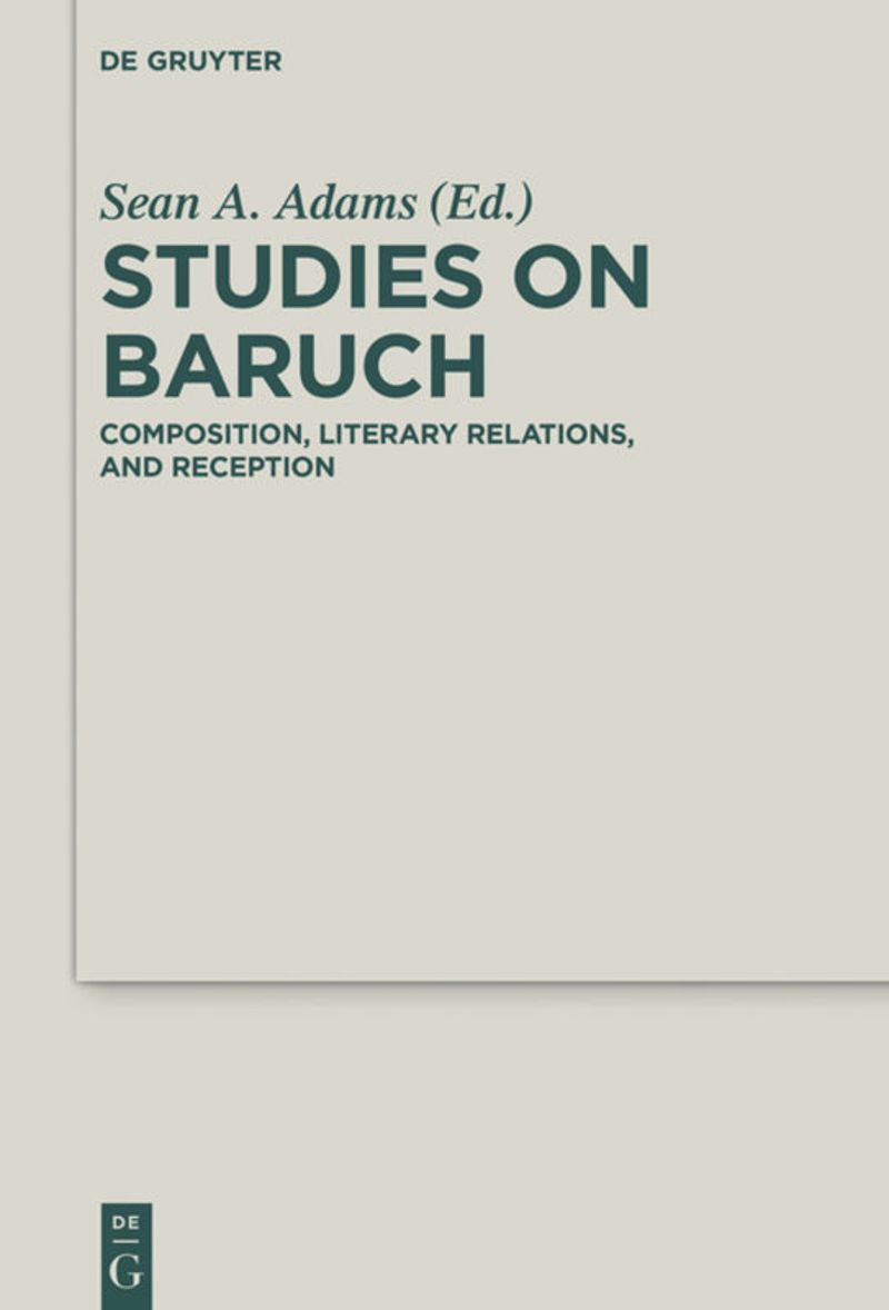 book: Studies on Baruch