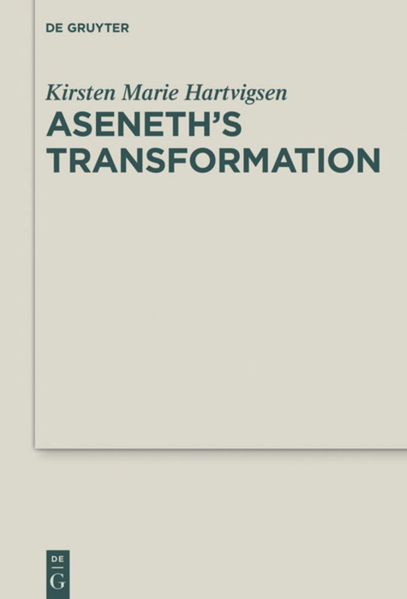 book: Aseneth's Transformation
