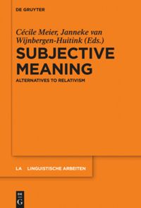 book: Subjective Meaning