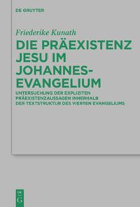 book: Die Präexistenz Jesu im Johannesevangelium