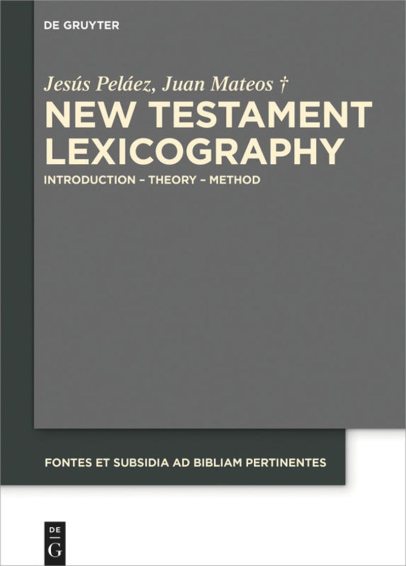 book: New Testament Lexicography