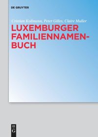book: Luxemburger Familiennamenbuch