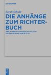 book: Die Anhänge zum Richterbuch