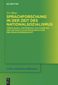 book: Sprachforschung in der Zeit des Nationalsozialismus