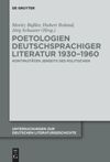 book: Poetologien deutschsprachiger Literatur 1930-1960
