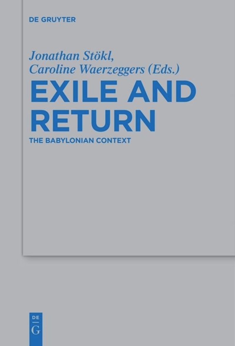 book: Exile and Return