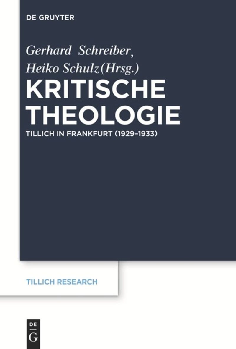 book: Kritische Theologie