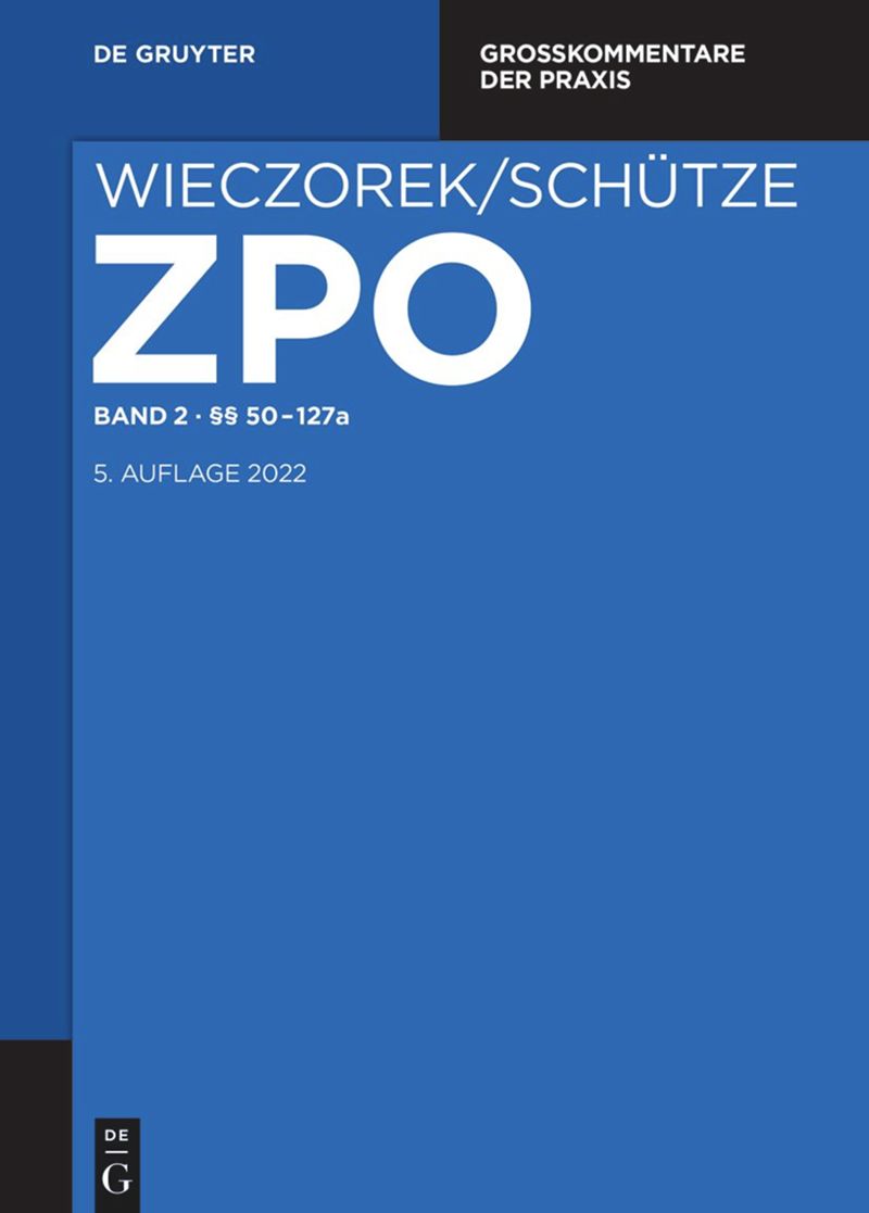 book: Band 2 §§ 50-127a