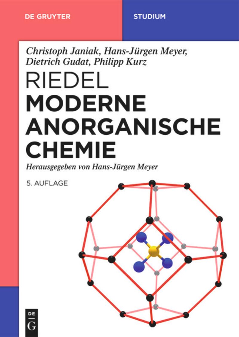 book: Riedel Moderne Anorganische Chemie