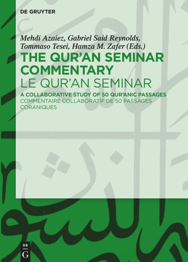 book: The Qur'an Seminar Commentary / Le Qur'an Seminar