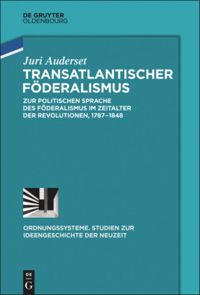 book: Transatlantischer Föderalismus