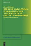 book: Sprache und Lebensform deutscher Studenten im 18. und 19. Jahrhundert