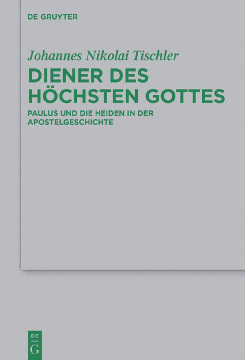 book: Diener des höchsten Gottes