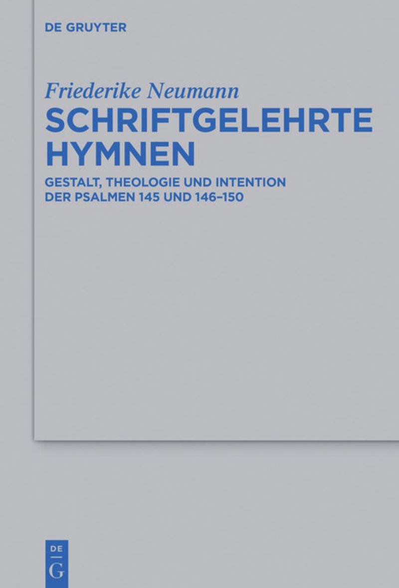 book: Schriftgelehrte Hymnen