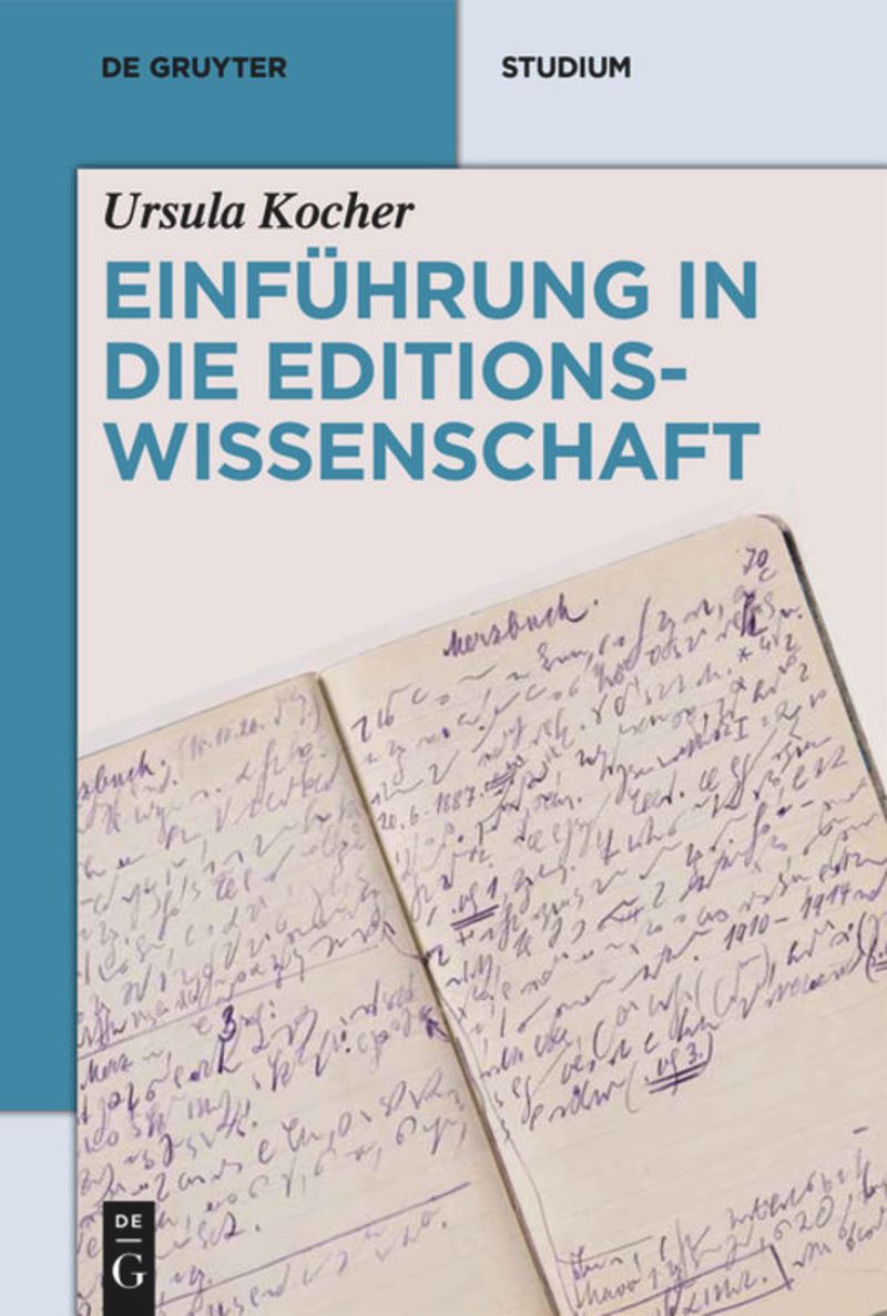book: Einführung in die Editionswissenschaft