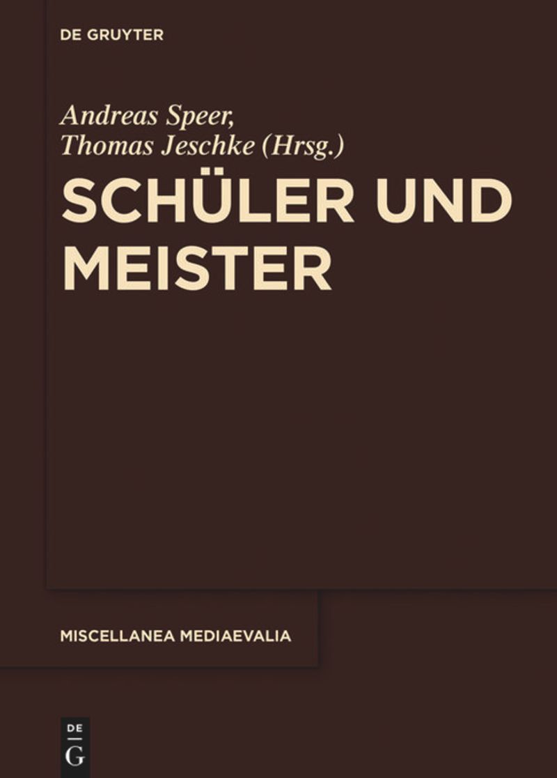 book: Schüler und Meister