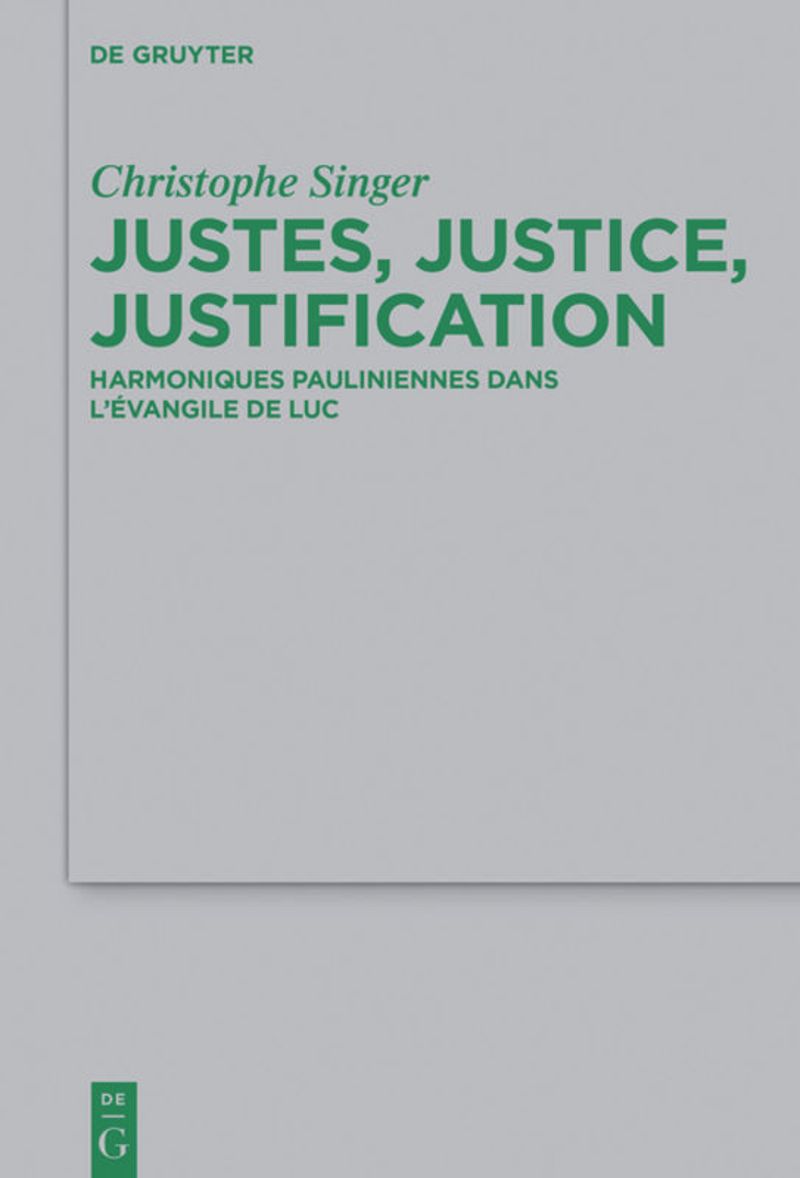 book: Justes, justice, justification