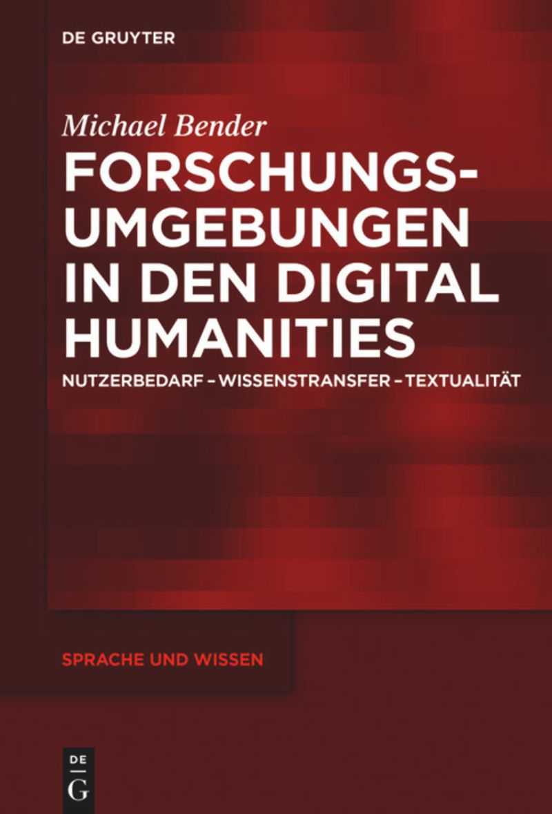 book: Forschungsumgebungen in den Digital Humanities