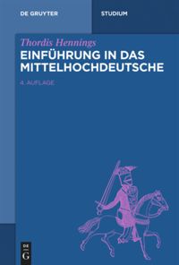 book: Einführung in das Mittelhochdeutsche