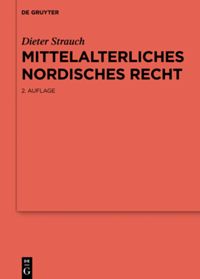 book: Mittelalterliches nordisches Recht