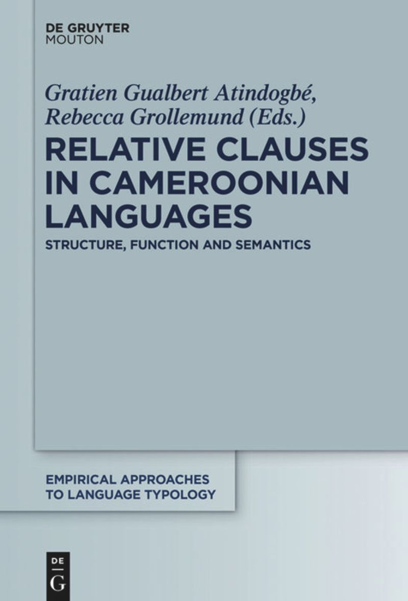book: Relative Clauses in Cameroonian Languages