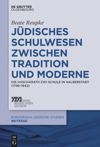 book: Jüdisches Schulwesen zwischen Tradition und Moderne