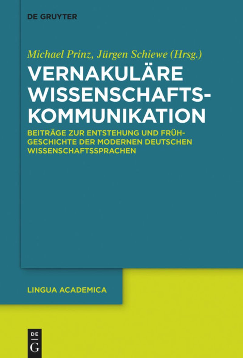 book: Vernakuläre Wissenschaftskommunikation