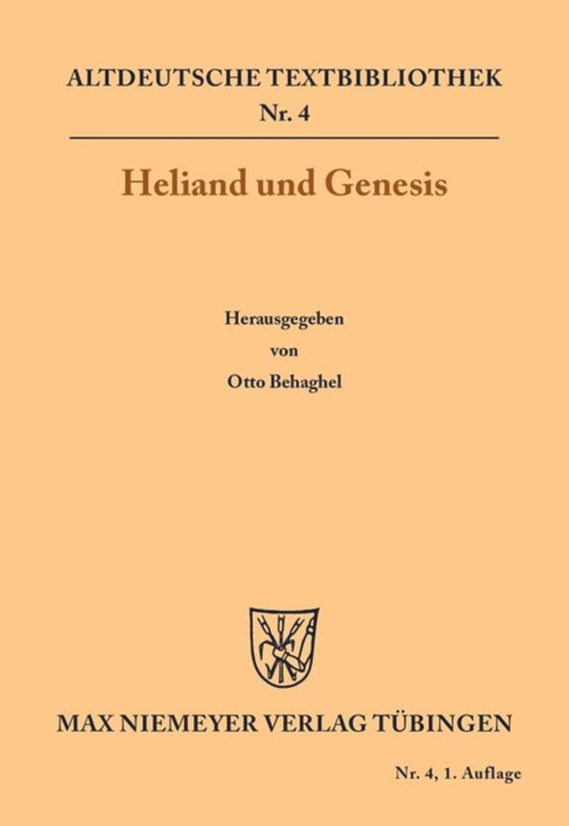 book: Heliand und Genesis