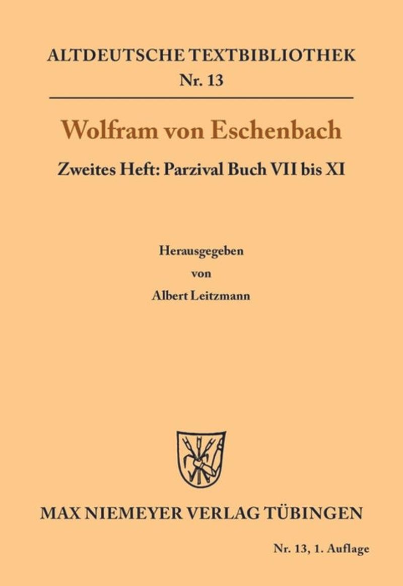book: Parzival Buch VII bis XI