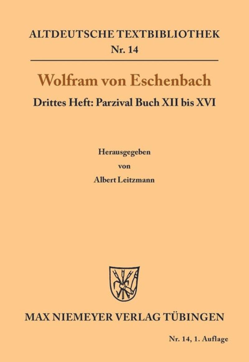 book: Parzival Buch XII bis XVI