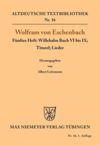 book: Willehalm Buch VI bis IX; Titurel; Lieder