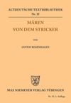 book: Mären von dem Stricker