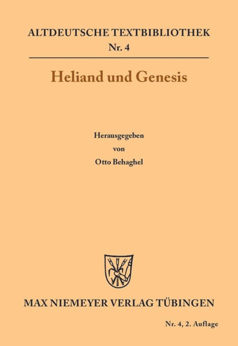 book: Heliand und Genesis