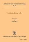 book: Von dem übeln wîbe