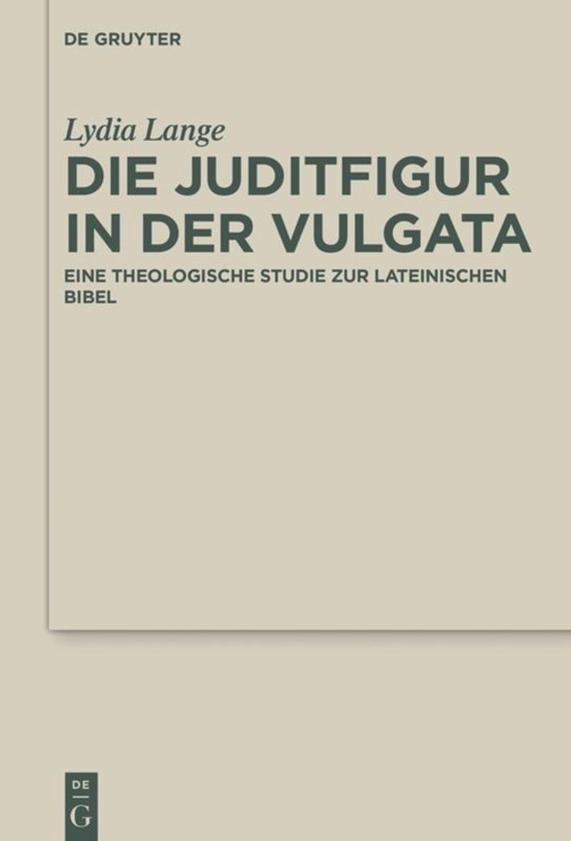 book: Die Juditfigur in der Vulgata