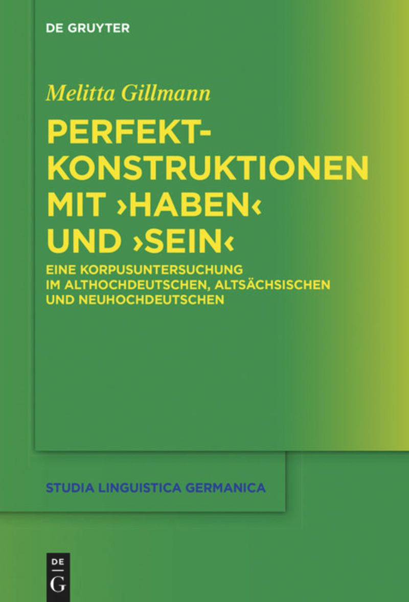 book: Perfektkonstruktionen mit ›haben‹ und ›sein‹