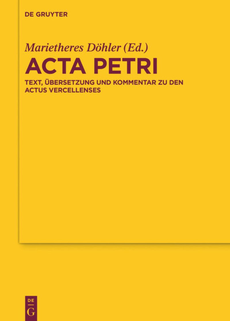 book: Acta Petri